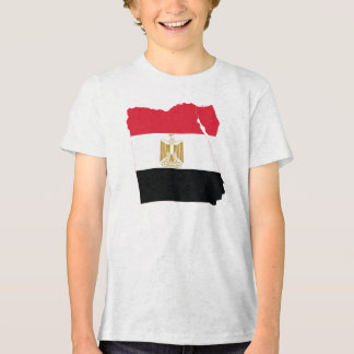 Egypt Flag Map Tri-Blend Shirt