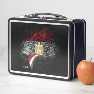 Egypt flag metal lunch box