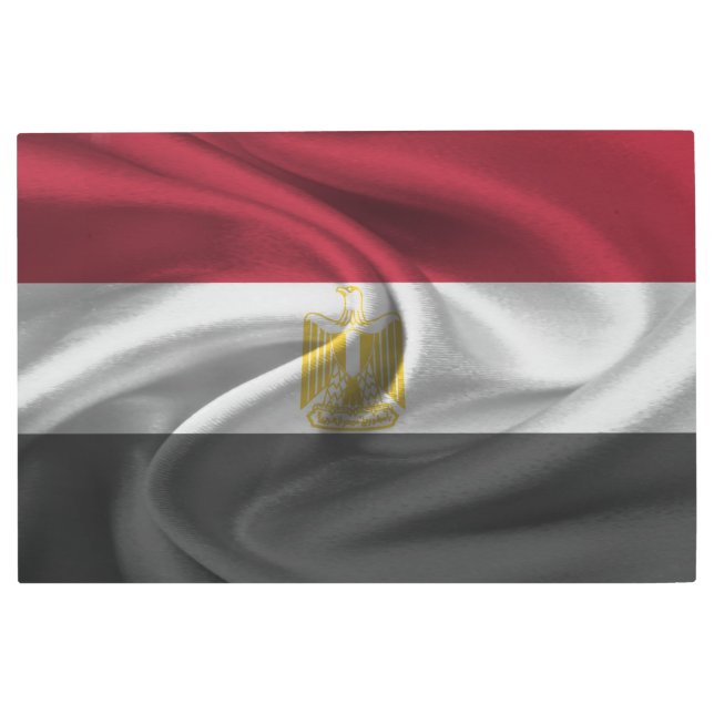 Egypt Flag Metal Print (Front)