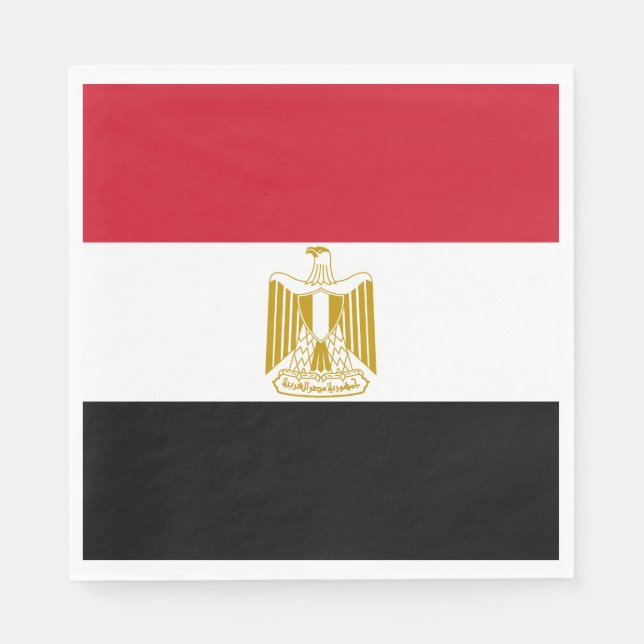 Egypt Flag Napkins (Front)