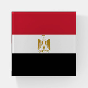 Egypt flag paperweight