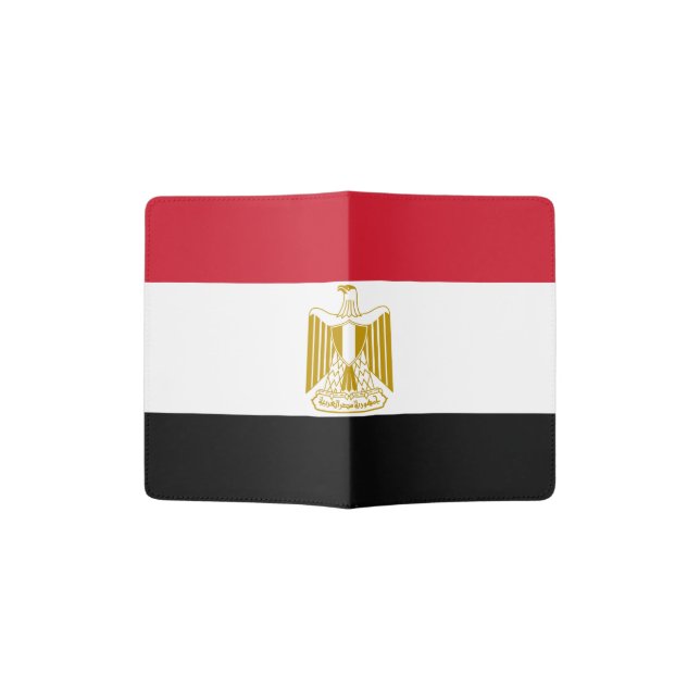 Egypt Flag Passport Holder (Opened)