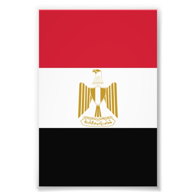 Egypt flag photo print (Front)