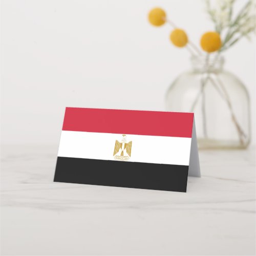 Egypt flag place card