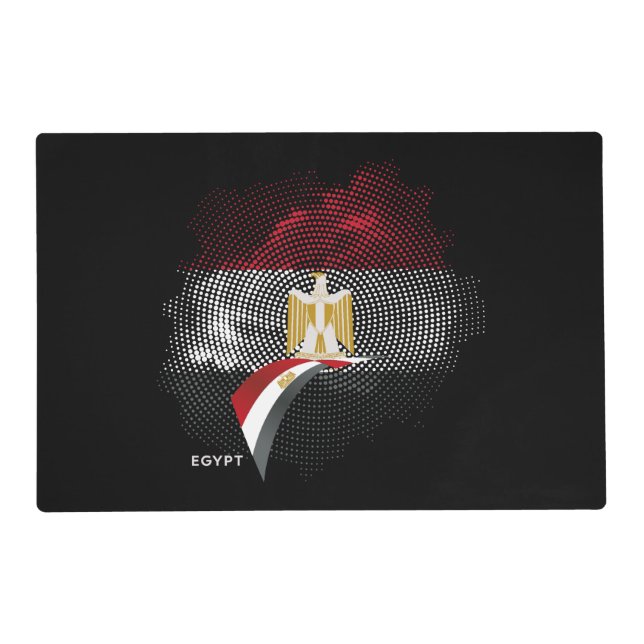 Egypt flag placemat (Front)