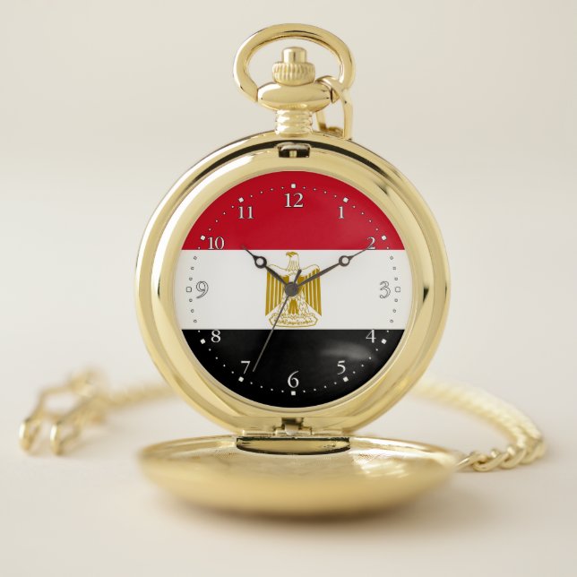 Egypt Flag Pocket Watch (Inside)
