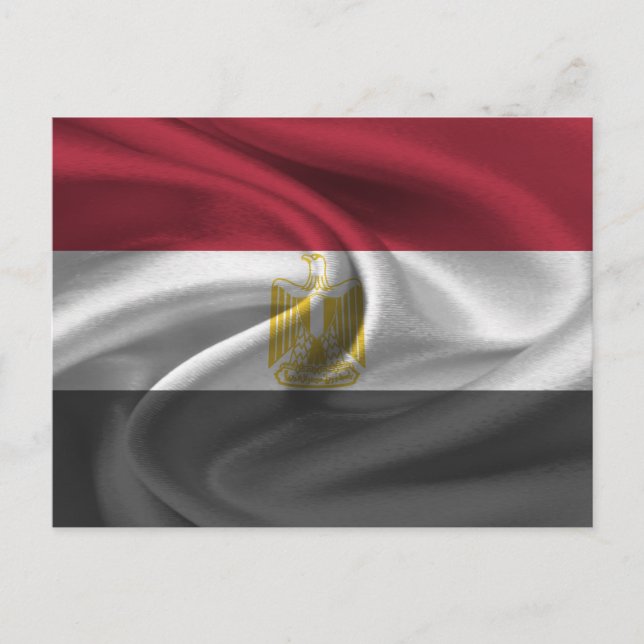 Egypt Flag Postcard (Front)