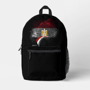 Egypt flag printed backpack