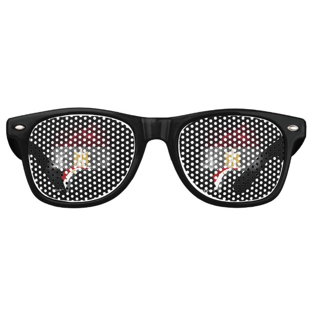 Egypt flag retro sunglasses (Front)