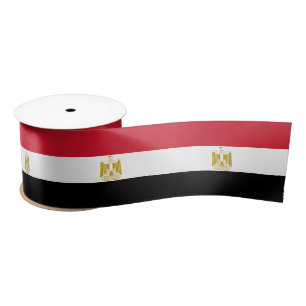 Egypt Flag Satin Ribbon