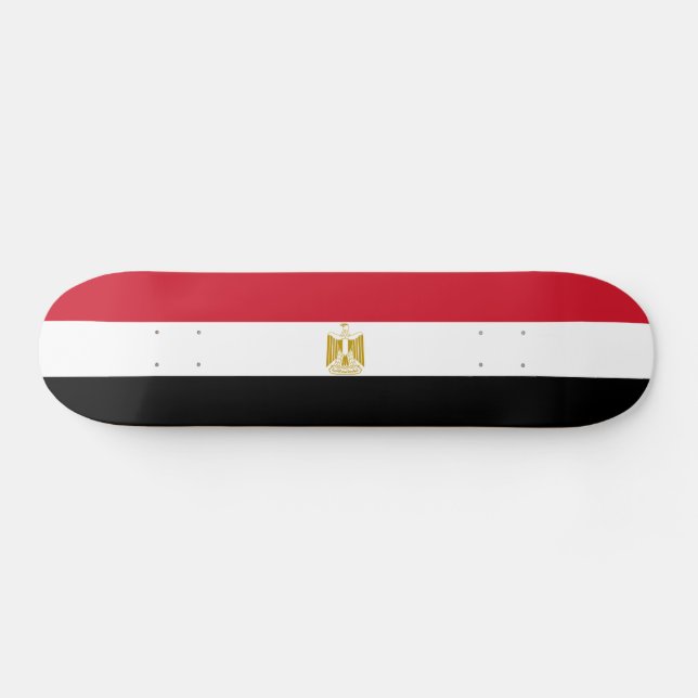 Egypt Flag Skateboard (Horz)