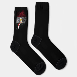 Egypt flag socks
