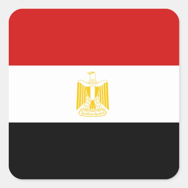 Egypt Flag Sticker (Front)