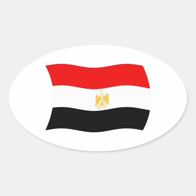 Egypt Flag Sticker (Front)