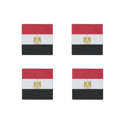 Egypt Flag Stone Magnet