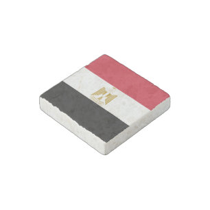 Egypt flag stone magnet