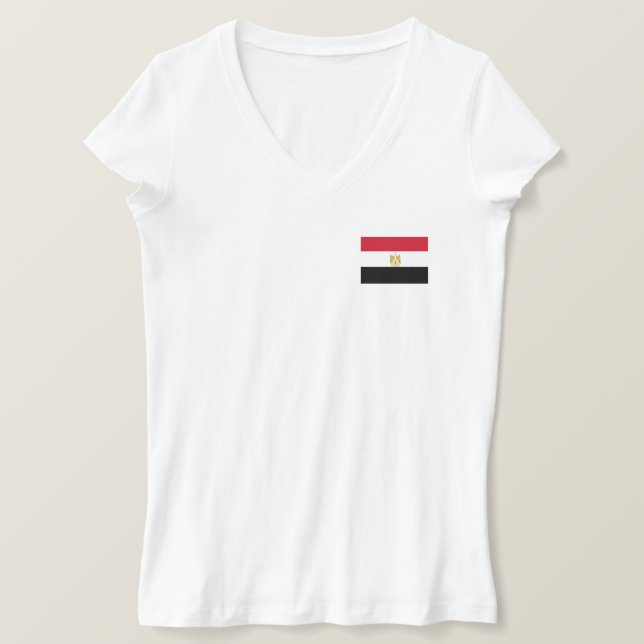 Egypt Flag T-Shirt (Design Front)