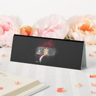 Egypt flag table tent