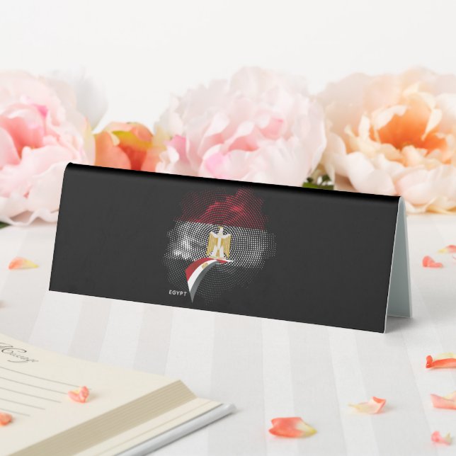 Egypt flag table tent (In SItu (Wedding))