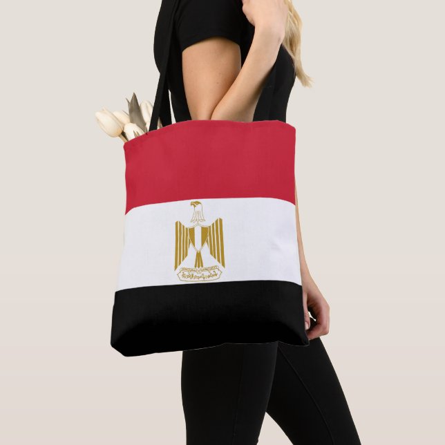 Egypt flag tote bag (Close Up)