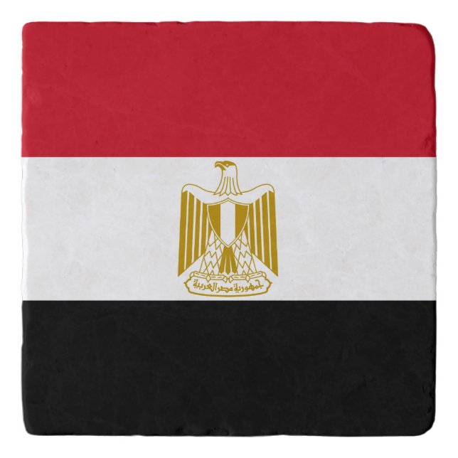Egypt Flag Trivet (Front)