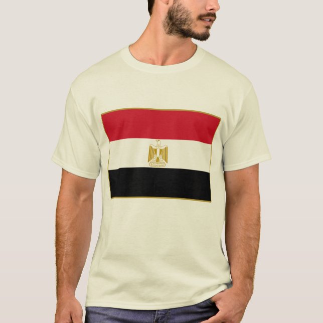 EGYPT  Flag Tshirts, Mugs, Buttons T-Shirt (Front)
