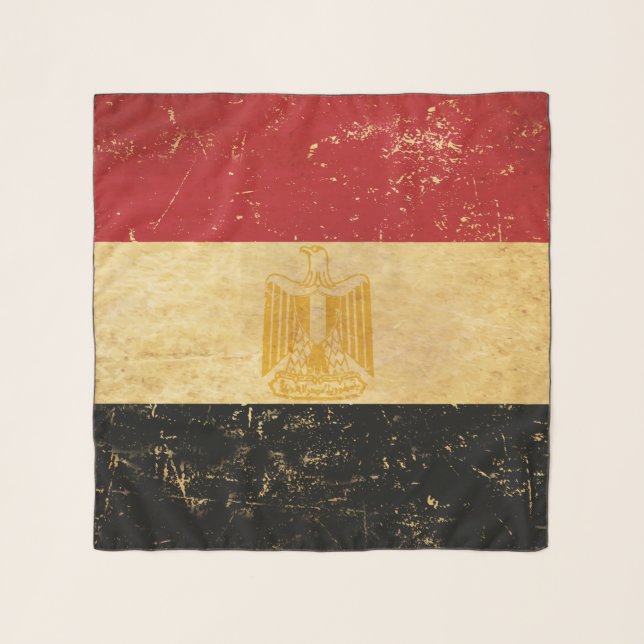 Egypt Flag Vintage Scarf (Front)