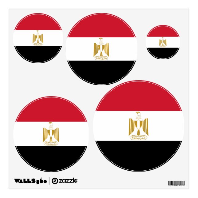 Egypt flag wall decal (Front)