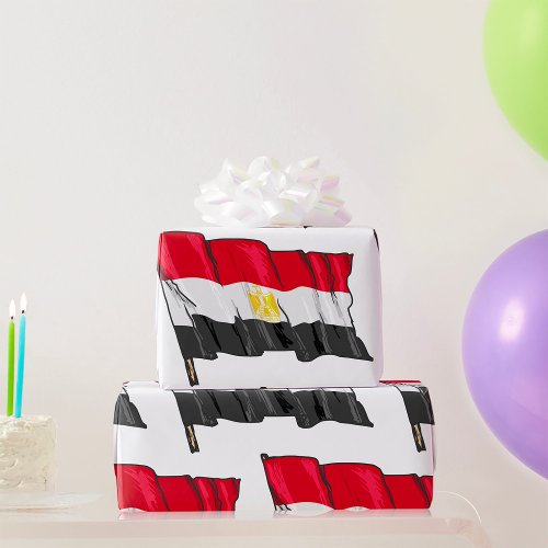 Egypt Flag Wrapping Paper