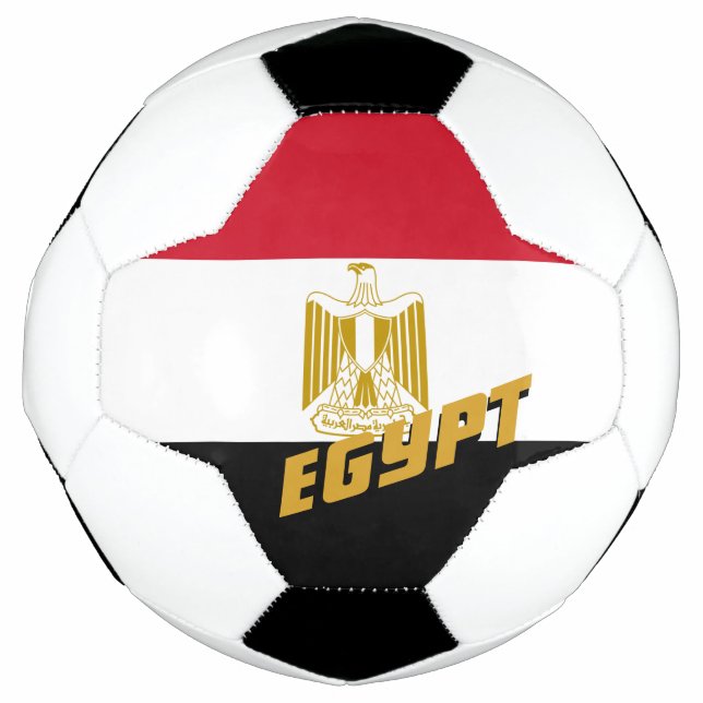 Egypt Football & Egyptian Flag / Sport Soccer Ball (Front)