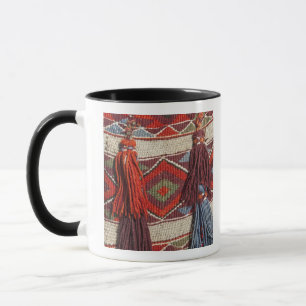 Egypt, Giza. Camel blanket at the Pyramids of Mug
