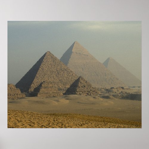 Egypt Giza Giza Pyramids Complex Giza Plateau Poster