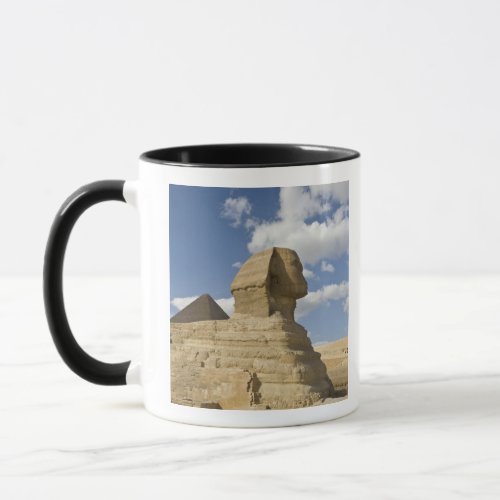 Egypt Giza The great Sphynx rises above the Mug