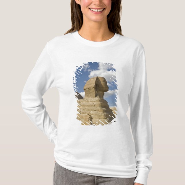 Egypt, Giza. The great Sphynx rises above the T-Shirt (Front)