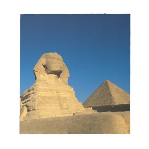 Egypt Giza The Sphinx Old Kingdom Unesco Notepad