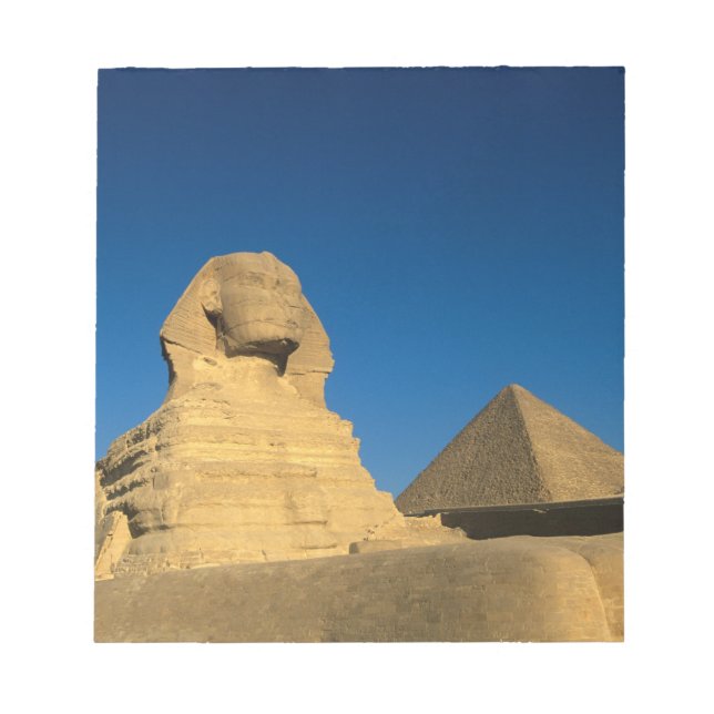 Egypt, Giza, The Sphinx, Old Kingdom, Unesco Notepad (Front)