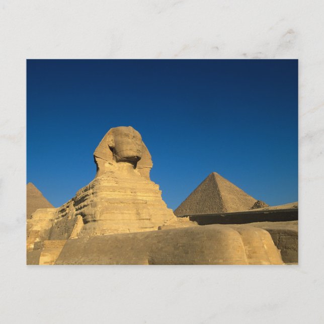 Egypt, Giza, The Sphinx, Old Kingdom, Unesco Postcard (Front)