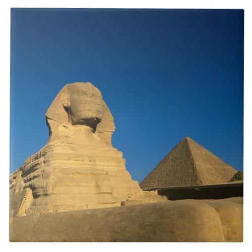 Egypt Giza The Sphinx Old Kingdom Unesco Tile