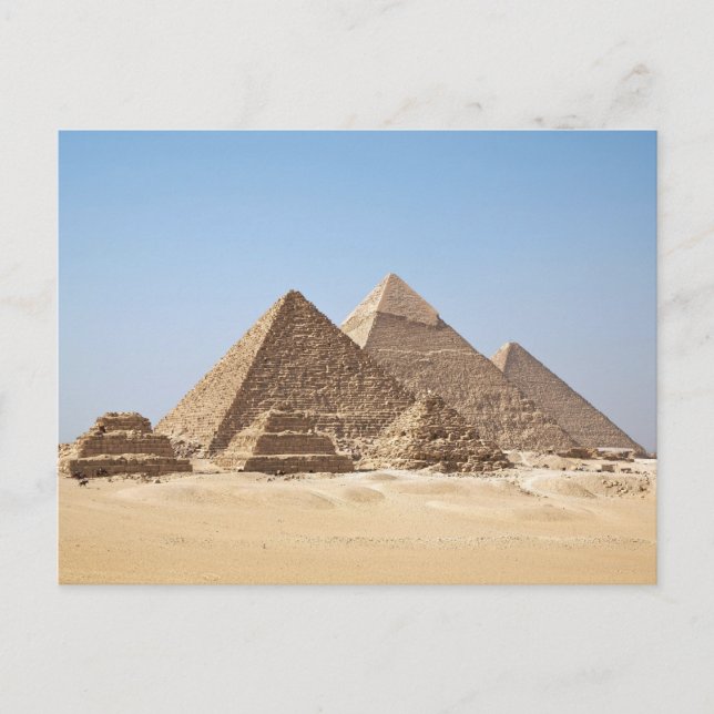 Egypt-Gizah Pyramids Postcard (Front)
