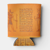Egypt Goddess Hathor and God Anubis Can Cooler (Front)