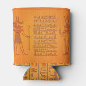 Egypt Goddess Hathor and God Anubis Can Cooler (Back)