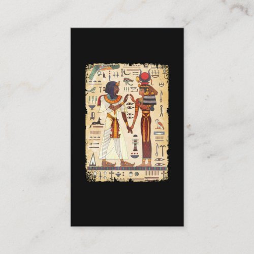 Egypt Hieroglyphic Wall Mural Egyptian Culture Business Card