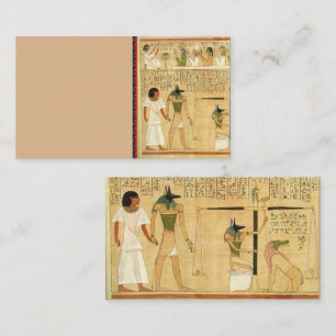 Egypt-Hieroglyphs Business Card