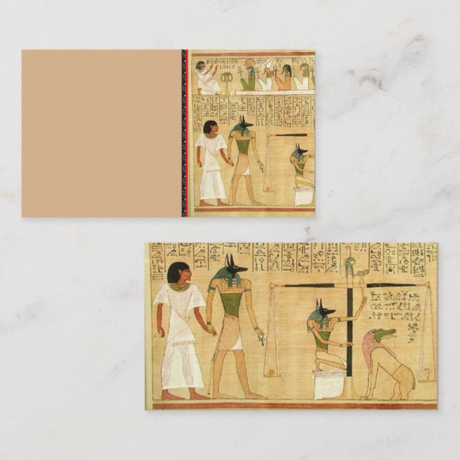 Egypt-Hieroglyphs Business Card (Front/Back)