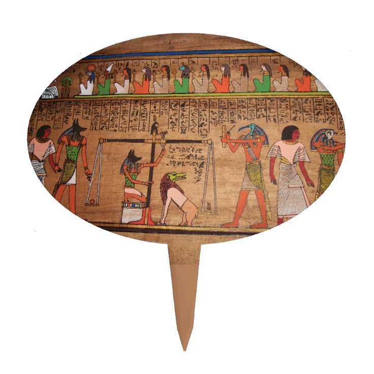 EgyptHieroglyphs Cake Topper Zazzle
