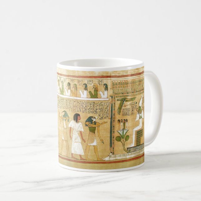 Egypt-Hieroglyphs Coffee Mug (Front Right)