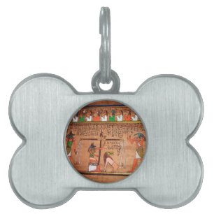 Egypt-Hieroglyphs Pet ID Tag