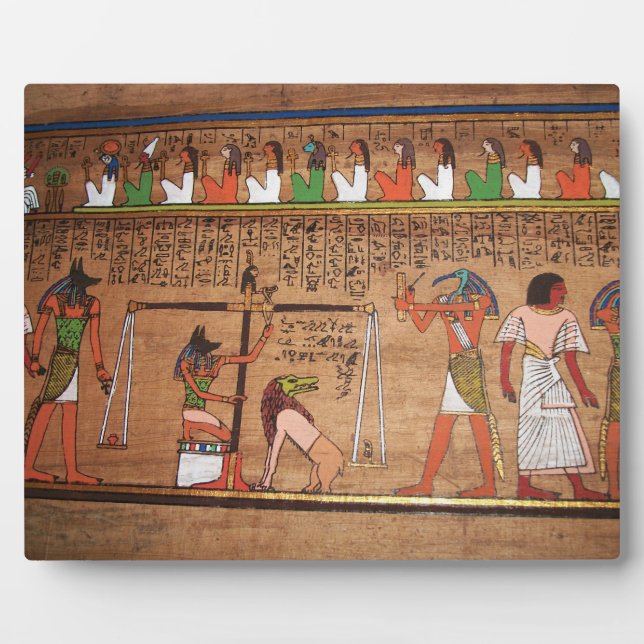 Egypt-Hieroglyphs Plaque (Front)