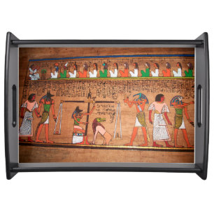 Egypt-Hieroglyphs Serving Tray