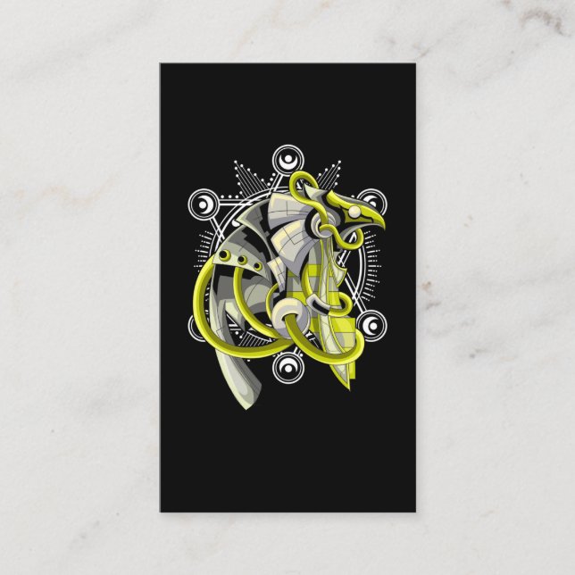Egypt Horus Sacred Geometry Ancient Egyptian Business Card (Front)